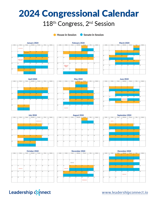 Congressional Calendars Leadership Connect