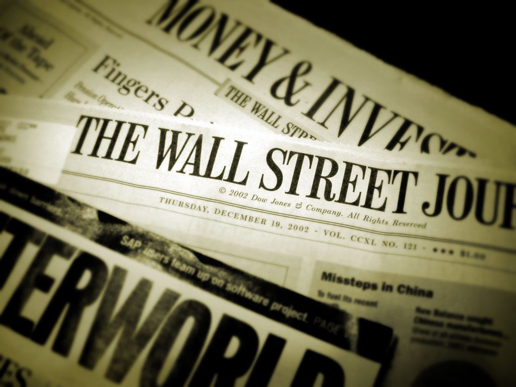 WSJ Names Deputy Editor for Weekend Business and Finance Coverage