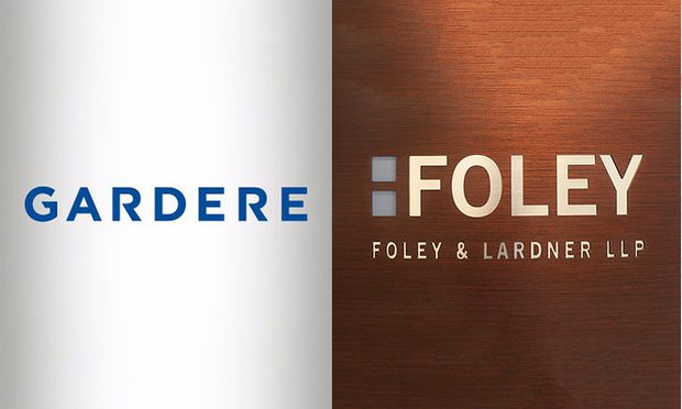 Foley & Lardner LLP & Gardere Wynne Sewell LLP Combine