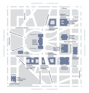 Map of Capitol Hill | Leadership Connect