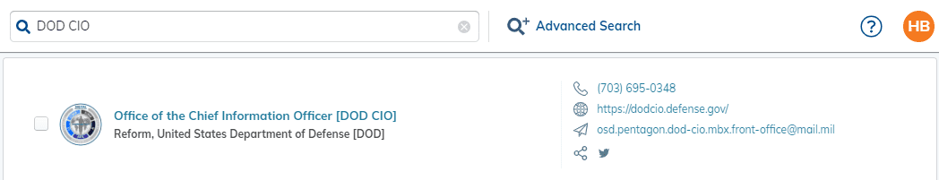 Orgsearch